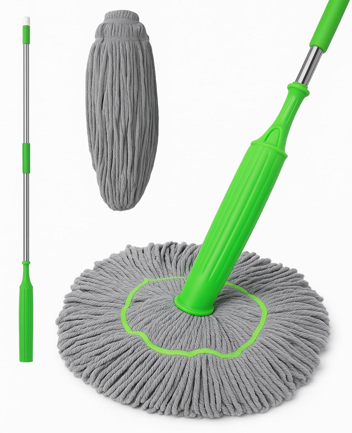 self twisting water rotating mop